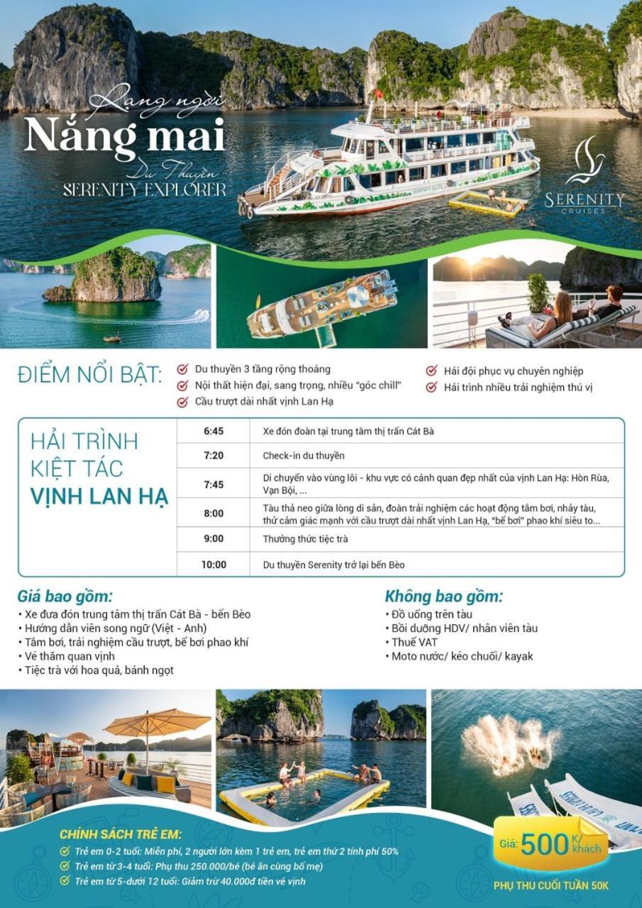 Dong Khe Sau Nhat Anh Hotel Cat Ba מראה חיצוני תמונה
